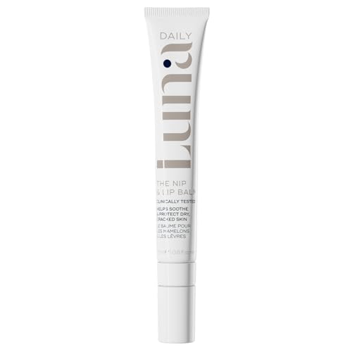 Luna Daily Nursing Balm for Cracked Nipples & Dry Lips, Fragrance-Free & Vegan | Safe for Breastfeeding & Baby | Soothing Shea Butter & Vitamin E | Natural Postpartum Moisturizer & Lip Care, 25ml