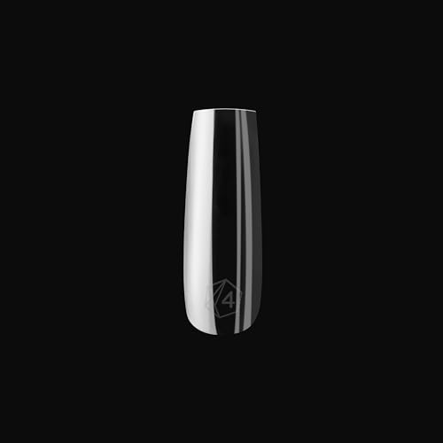 Apr?s Gel-X¢ç Sculpted Square Long Tip Box | 500pc Gel-X Tips, 11 Sizes 00-9, Premium Quality