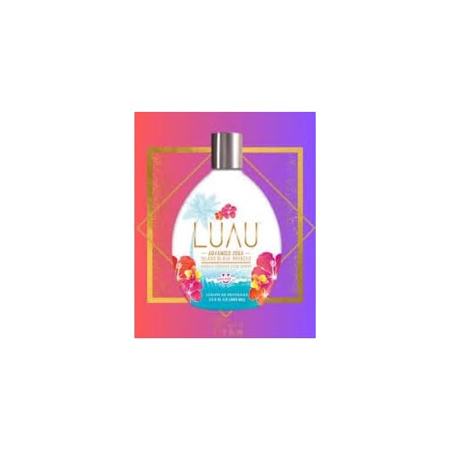 Tan Asz U Luau Advanced 200X Island Black Bronzer Dark Tanning Lotion Accelerator for Indoor Tanning Beds 13.5 fl. oz.
