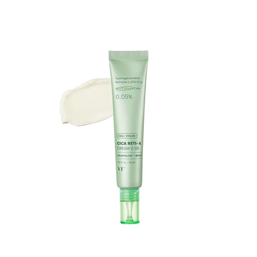VT COSMETICS Cica Reti-A Retinol Cream 0.05 | Skin Repairing Cream For Sensitive Skin 1.01 fl oz