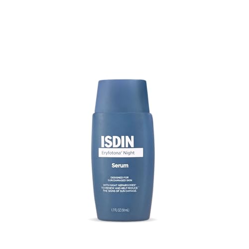 Eryfotona Night, Ultra-Fluid Night Serum That Helps Reduce Signs Associated with Prolonged Sun Exposure with Night Repairsomes and Vitamin E, 50ml