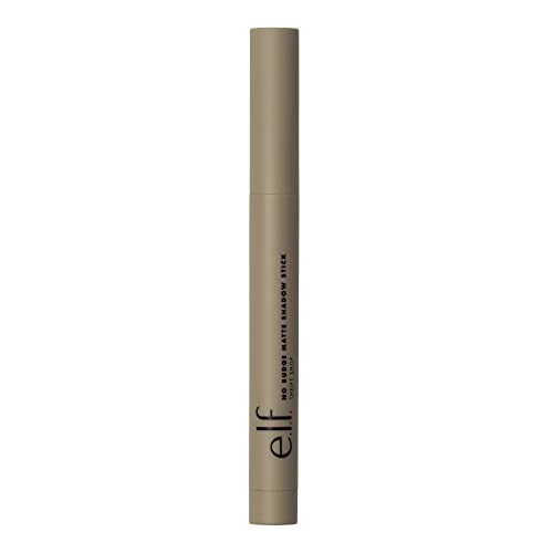 e.l.f. No Budge Matte Shadow Stick, One-Swipe Cream Eyeshadow Stick, Long-Wear & Crease Resistant, Matte Finish, Vegan & Cruelty-Free, Trift Shop