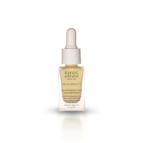 Rhug Wild Beauty - Nourishing Eye Cream with Elderflower | Hydrating Under Eye Moisturizer | 15ml | Made in the UK