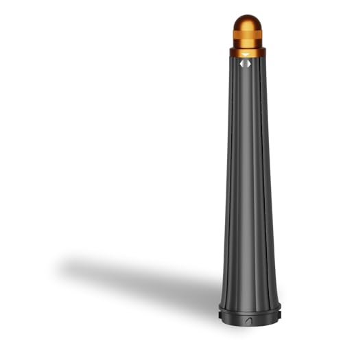 Hair Long Conical Barrel for Dyson Airwrap, 0.78-1.4Inch/ 20-36mm Conical Long Curling Barrels Compatible with Airwrap HS01/05, Self-Curling Hair Roller Curlers Attachment, Gold