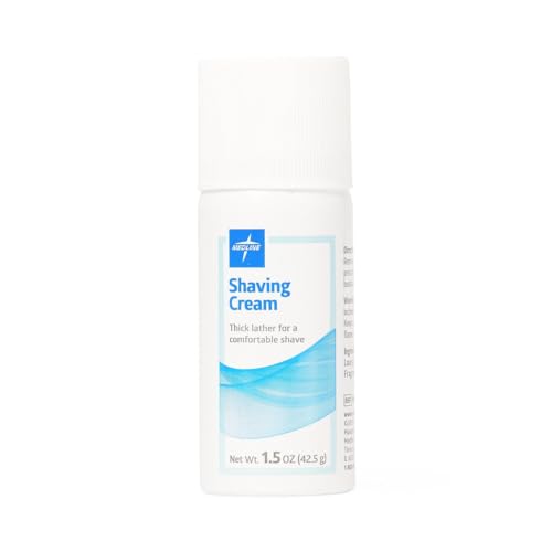 Medline MedSpa Shaving Cream, Scented, Travel-Size 1.5 oz. Can, Case of 144