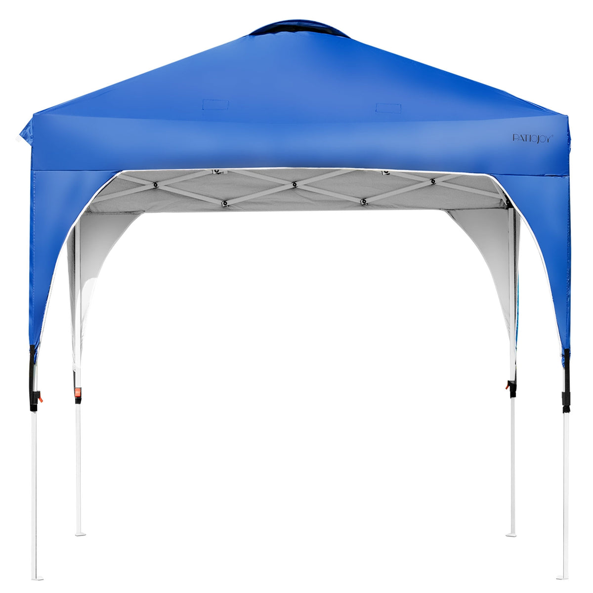 6.6 x 6.6 Feet Pop Up Canopy Tent Height Adjustable Blue
