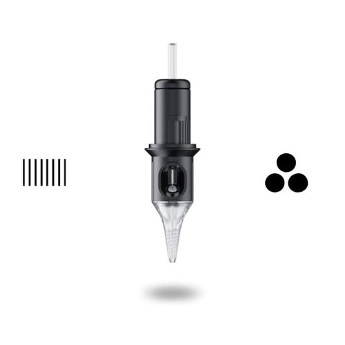 Cheyenne Tattoo Cartridges - Liner 0.30 Capillary Cartridges - 20 Stück (3-Liner)