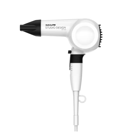 Compact Midi Hair Dryer, 1000 watts, Great for Travel or touchups, Includes Diffuser and Concentrator