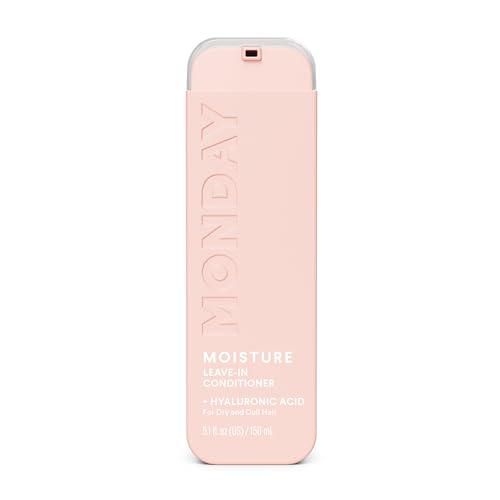 MONDAY HAIRCARE MOISTURE Leave in Conditioner with Hyaluronic Acid, Jojoba & Almond Oil, Shea Butter& Wheat Protein for Dry & Dull Hair 150mL