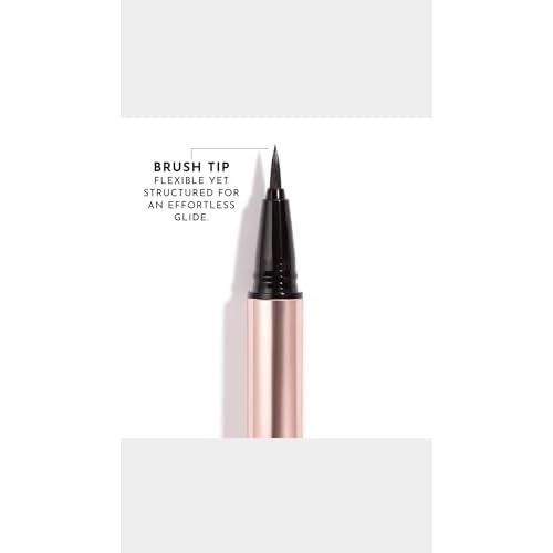 Lawless Women's Easy Eyes Ultra Precise Liquid Liner, Caviar, Black, 0.011 Fl Oz