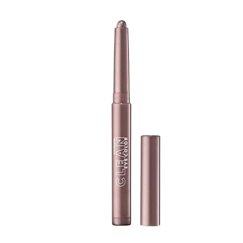 COVERGIRL Clean Eye Color, French Violet, Eyeshadow Sticks, Ultra Creamy Formula, Lightweight, Buildable Formula, Lasts All Day, Smudge-Proof, 0.05oz