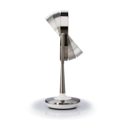 Brookstone Cordless Illuminated Makeup Mirror Silver