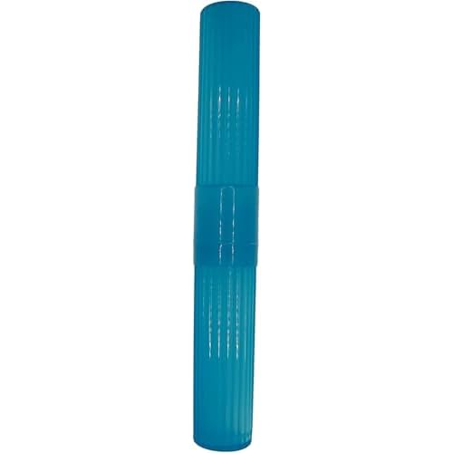 Toothbrush Holder (Blue) - Made in The USA. W/Ventilation Holes.