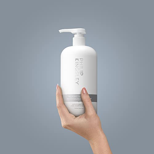 PHILIP KINGSLEY No Scent No color Conditioner for Sensitive Scalps Nourishing Gentle Conditioning Sulfate-Free Fragrance-Free Color-Free Smooths Frizz Control Detangles Adds Shine, 33.8 oz