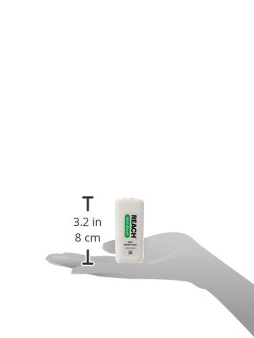 REACH Mint Waxed Floss 200 Yards 7200 Inch (Pack of 4)