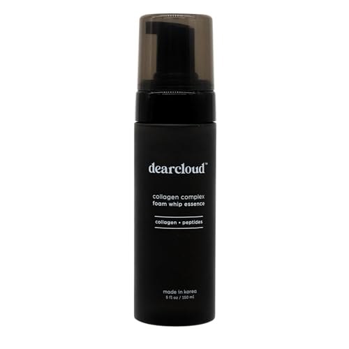 dearcloud Collagen Complex Foam Whip Essence ? Anti Aging Collagen Support ? Makeup Primer and Hydrating Primer ? Collagen Moisturizer for Face (5 fl oz)