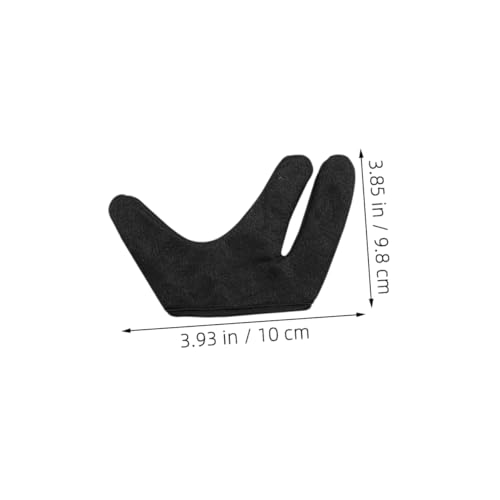 4pcs Heat Insulated Hairdressing Gloves Professional Thermal Gloves for Hair Styling Safe Home Styling Sturdy Material Three-finger Design