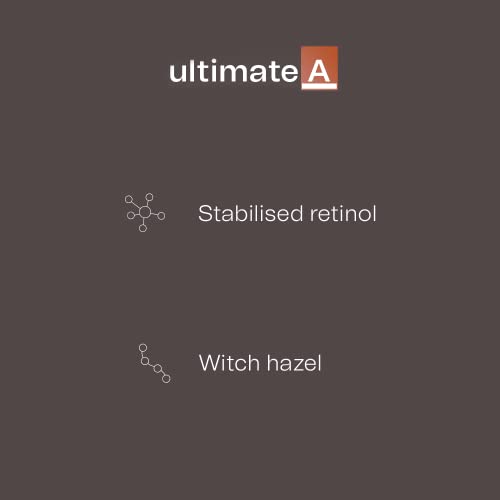 Synergie Skin - Ultimate A, Antioxidant Night Serum with Pure Retinol, Retinol Serum for Face, Vitamin A Serum with Witch Hazel, Anti Wrinkle Serum for All Skin Types, 30 ml