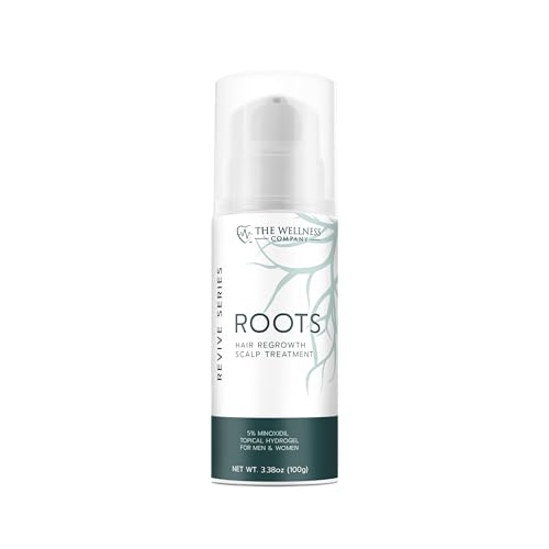 ROOTS Hydrogel ? Topical Hair Growth, Increased Absorption, No Oily Feel - Minoxidil, Methylene Blue, Peptides
