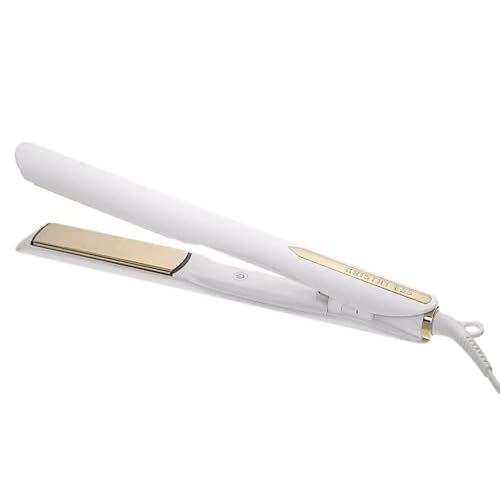 Kristin Ess 3-in-One Professional Titanium Hair Straightener Curler 2 in 1 + Beach Waver Combo for Women with Curly, Frizzy + Thick Hair - 1 1/4 Inch Dual Voltage Flat Iron + Travel Cap - 440 Degree