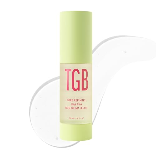 Pore Refining LHA PHA Skin Drink Serum ? Korean HA Serum for Face 1.01 fl oz | Exfoliating & Hydrating Treatment for Oily Skin, Enlarged Pores & Uneven Skin Texture