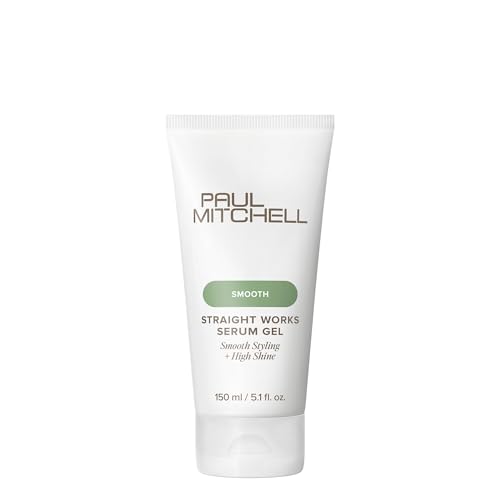 Paul Mitchell Straight Works Hair Gel, Smoothing Styler, Add Shine, For Frizzy Hair, 5.1 fl. oz