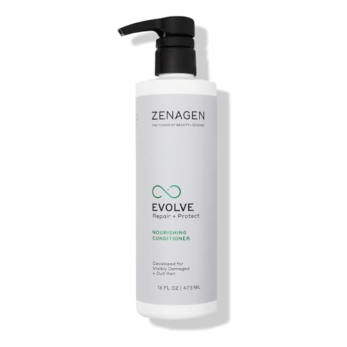 Zenagen Evolve Repair + Protect Nourishing Conditioner (Unisex) | Hydrates & Repairs Damaged Hair, Promotes Thicker Fuller Hair, Plant-Based, Color-Safe, Vegan, All Hair Types