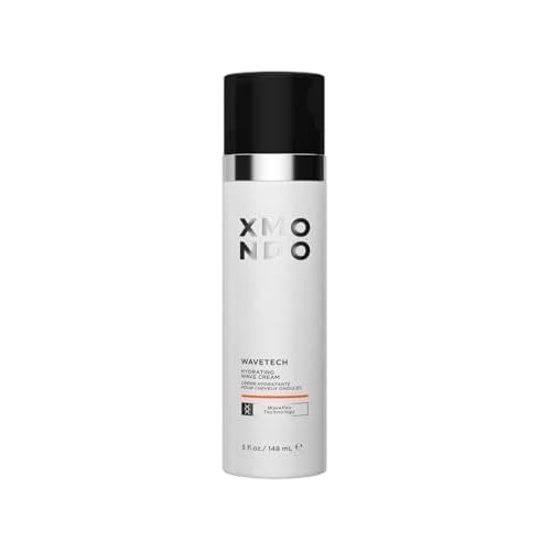 XMONDO Hair Wavetech Hydrating Wave Cream, Vegan Formula Wavy Hair Curl Cream with Coconut and Argan Oil for Definition, Breakage Protection, and Hair Hydration, 5 Fl. Oz