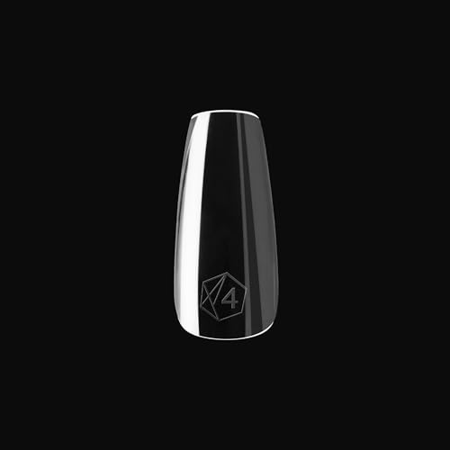 Apr?s Gel-X¢ç Sculpted Coffin Medium Tip Box | 500pc Gel-X Tips, 11 Sizes 00-9, Premium Quality