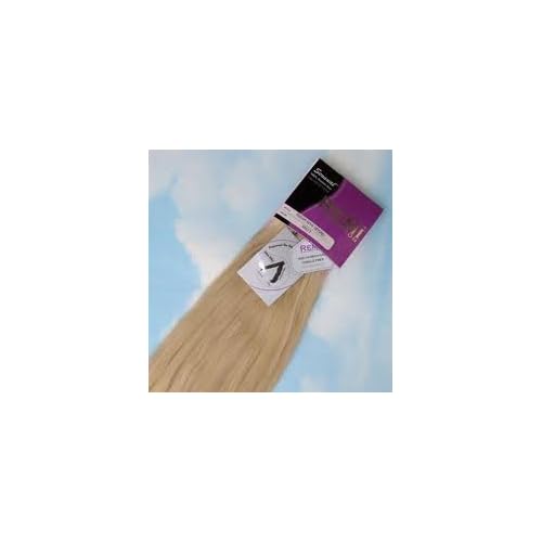 INDIAN REMY REMI HUMAN HAIR EXTENSION WEAVE BY SENSUAL 18" COLOR 613 PLATINUM BLONDE