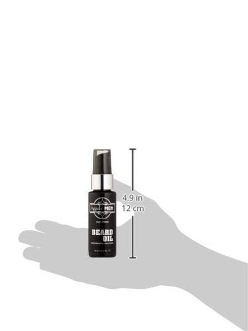 AGADIR Oud Wood Beard Oil, 1.5 Fl Oz