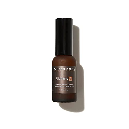 Synergie Skin - Ultimate A, Antioxidant Night Serum with Pure Retinol, Retinol Serum for Face, Vitamin A Serum with Witch Hazel, Anti Wrinkle Serum for All Skin Types, 30 ml