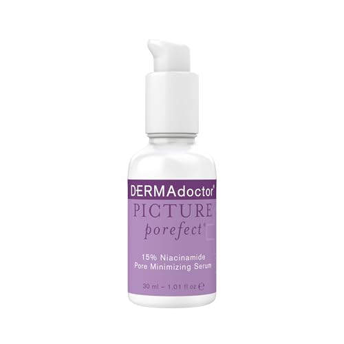 DERMAdoctor Pore Minimizer Niacinamide Serum for Face | Vitamin B3 Niacinamide Oil Control Pore Minimizer for Visible pores, Blackheads, Uneven Skin Tone, Redness, Oily Skin - Dermatologist Formulated