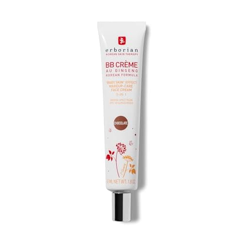 Erborian BB Cream Matte Beauty Balm SPF 20, Tone-Evening Korean Skincare Makeup Hybrid, Moisturizes & Conceals, Buildable Coverage, Natural Finish