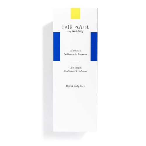 Sisley Paris Radiance Brush - Award-Winning Paddle Brush - Gently Detangles for Soft, Shiny Hair - Supple Bristles Help Stimulate the Scalp