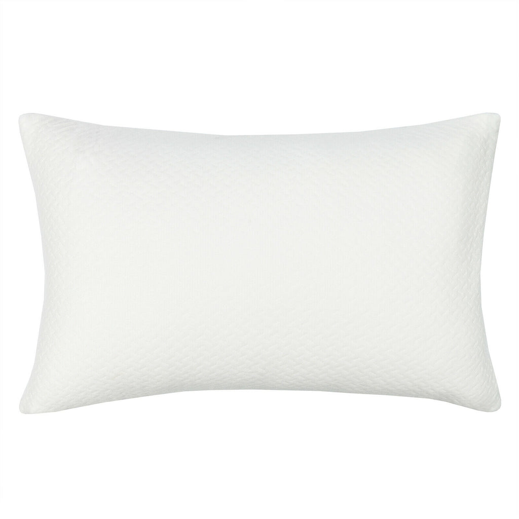 Shredded Memory Foam Bed Pillows Queen, 28x18 Inch (Set of 2)