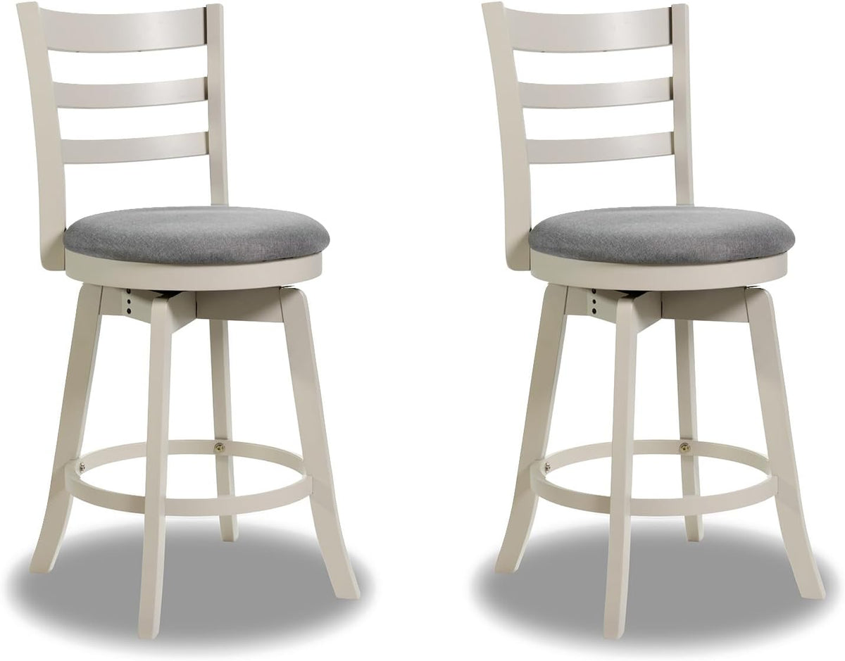 Swivel Counter Height Barstools Set of 2 - 30.5"