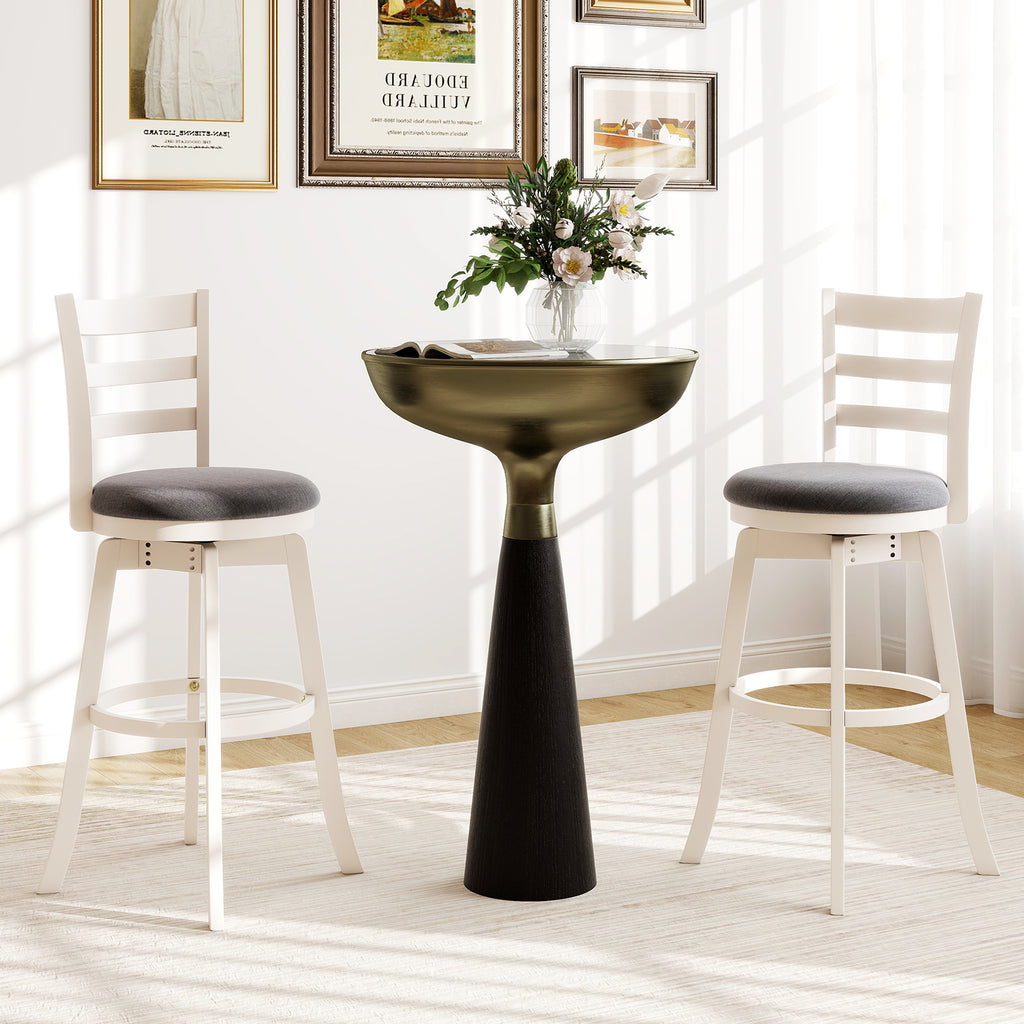 Swivel Counter Height Barstools Set of 2 - 30.5"