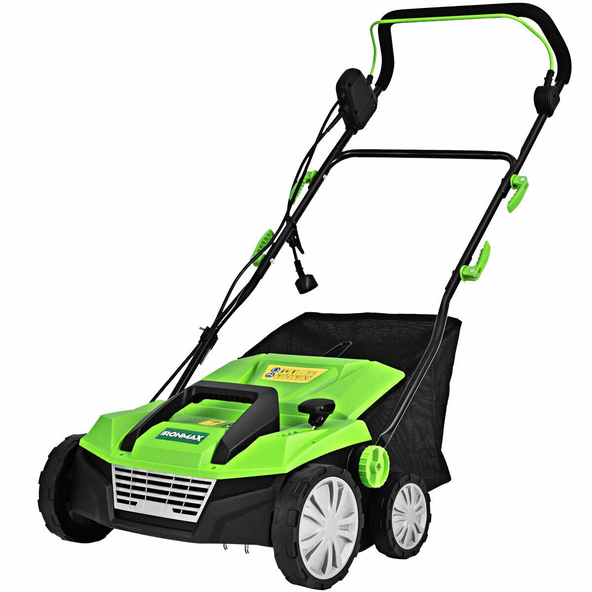 15 Inch 13 Amp Electric Scarifier with Collection Bag and Removable
