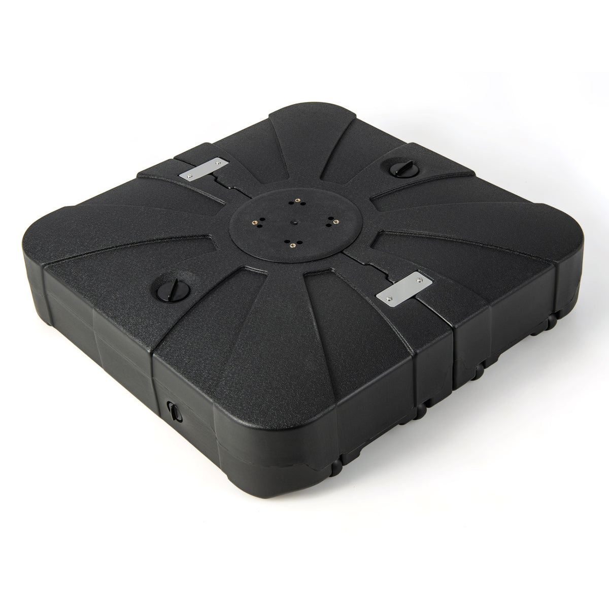 260 lbs Offset Patio Umbrella Base with Wheels Sand Water Filled