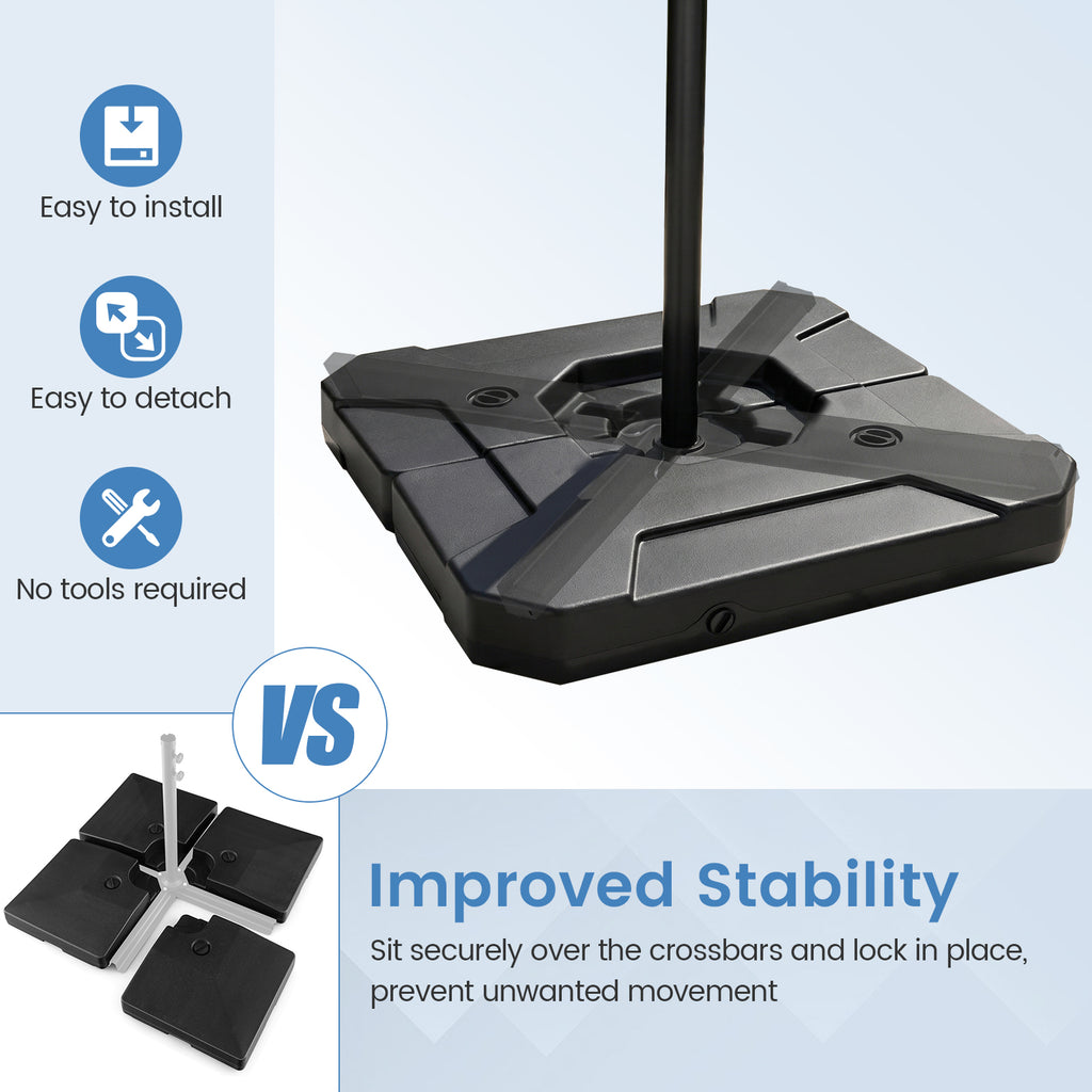 274 LBS Cantilever Patio Umbrella Base with Handles