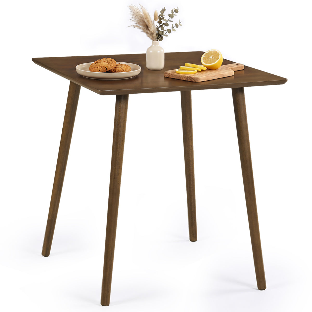 27.5" Square Dining Table for 2-4 People - Walnut