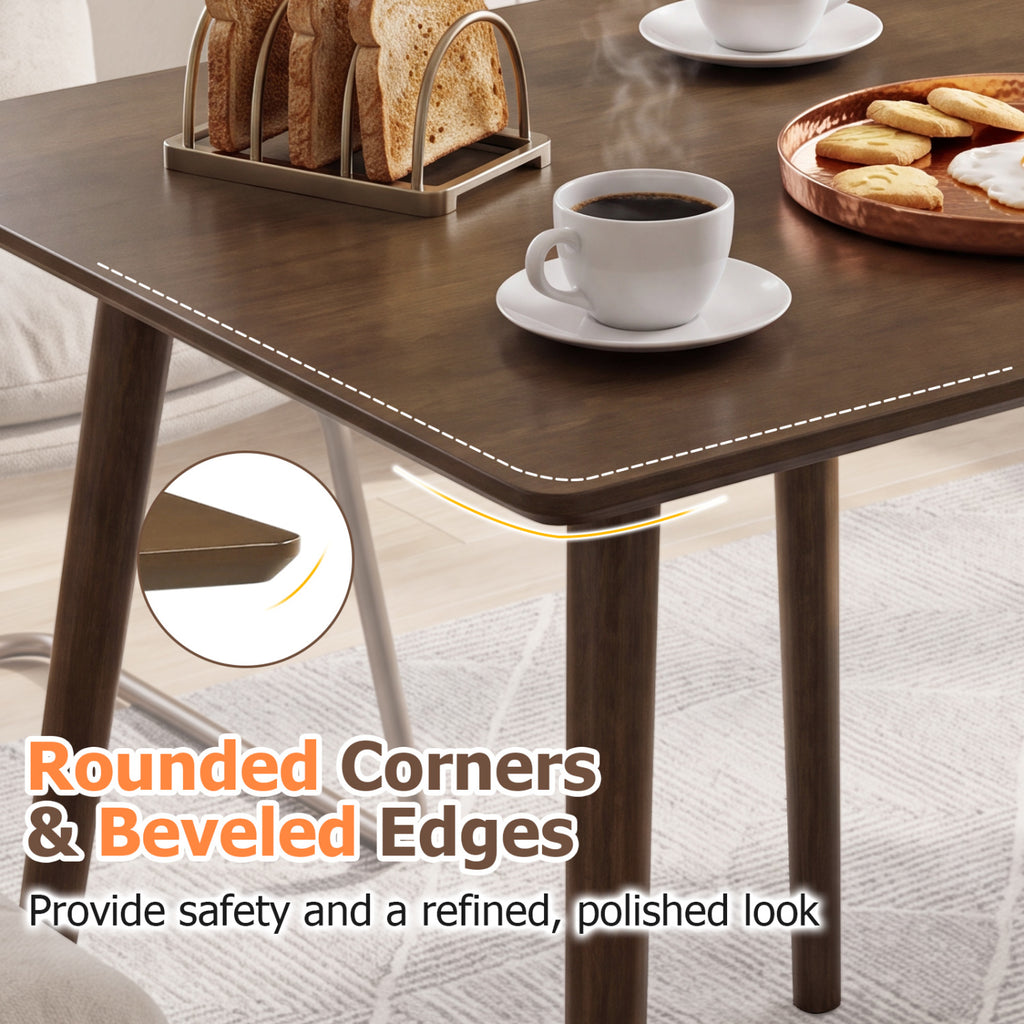 27.5" Square Dining Table for 2-4 People - Walnut