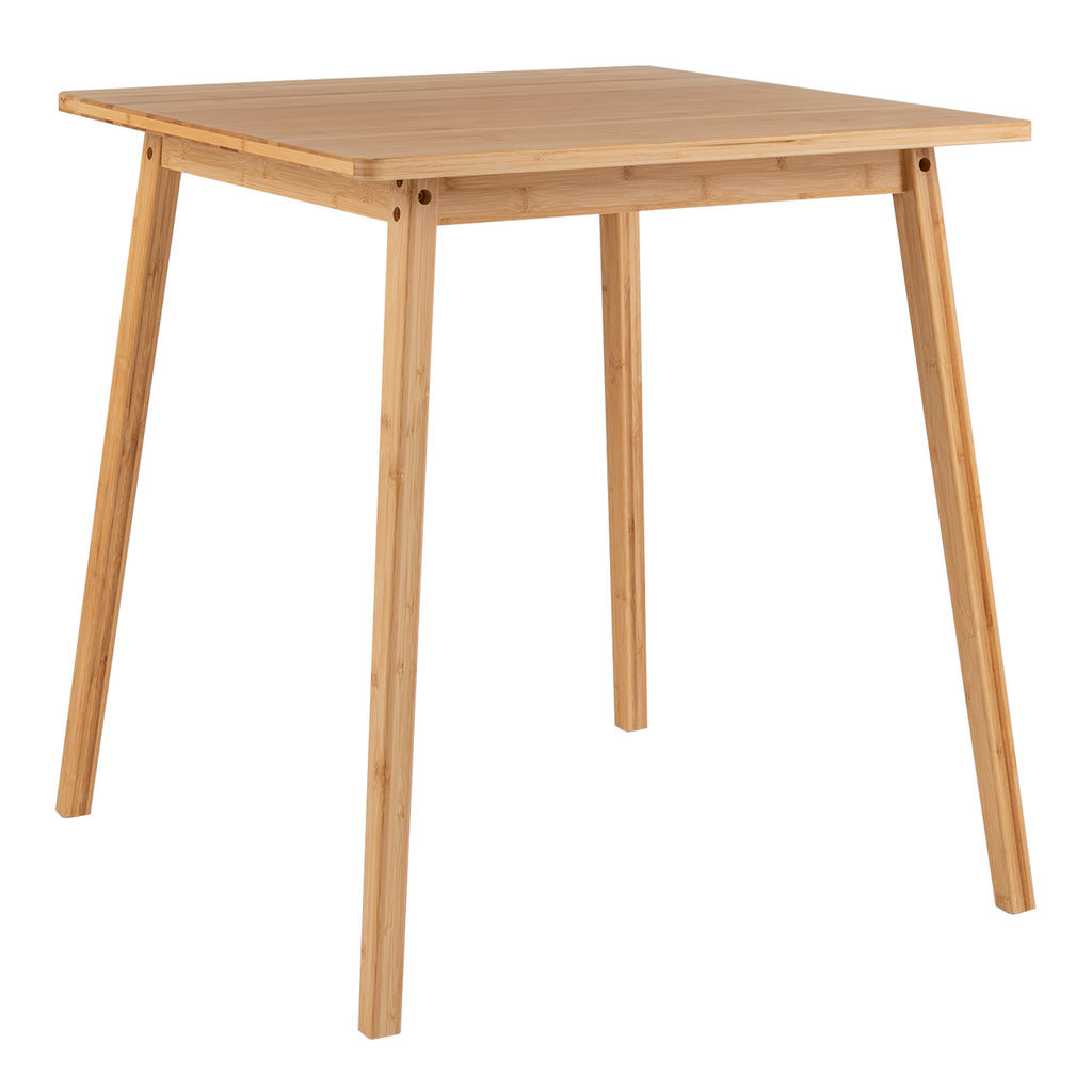 27.5" Bamboo Dining Table for 2-4 People - Square, Natural