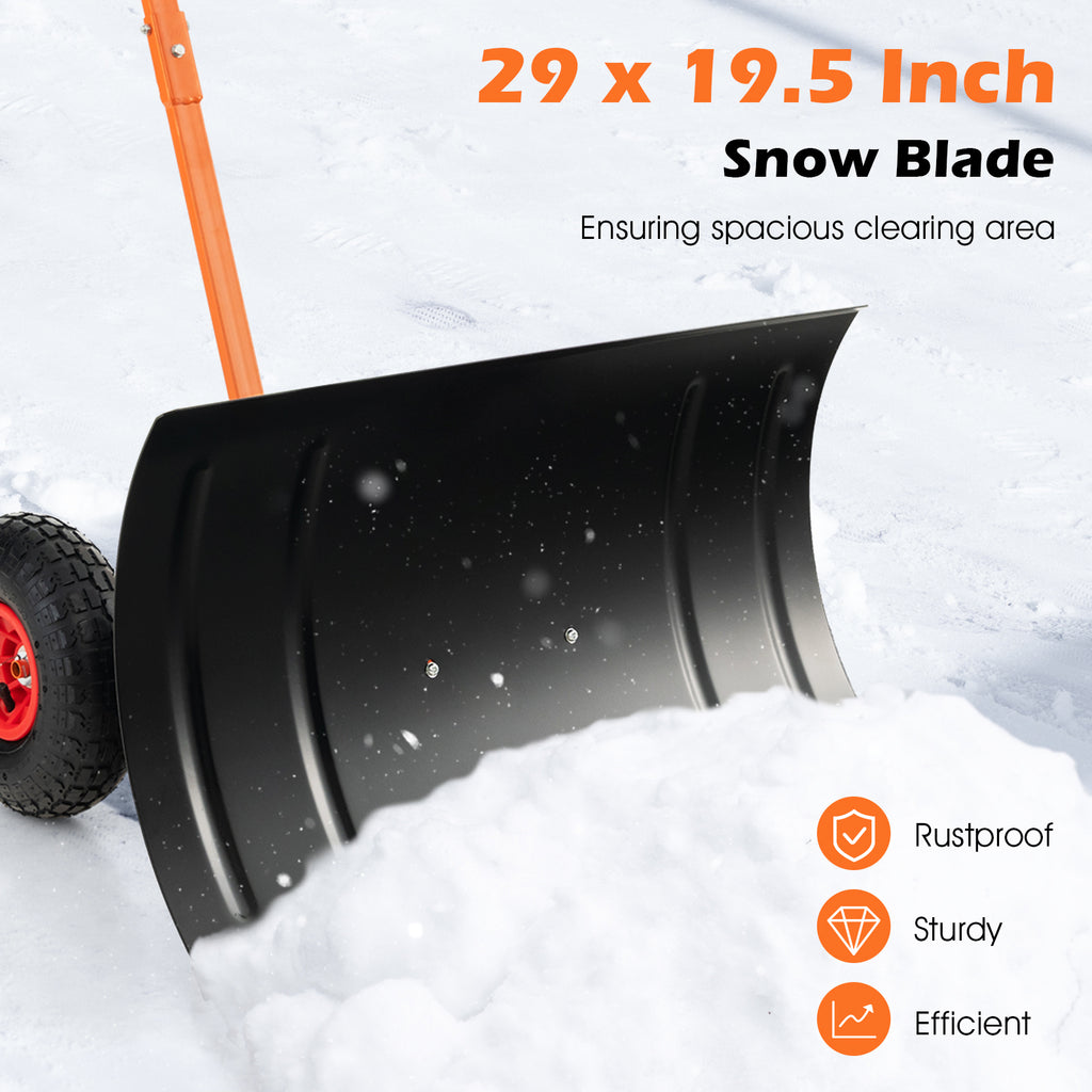 29 Inches Snow Pusher for Driveway