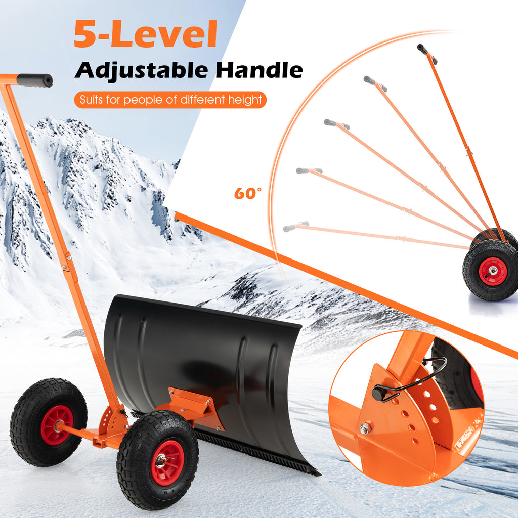 29 Inches Snow Pusher for Driveway