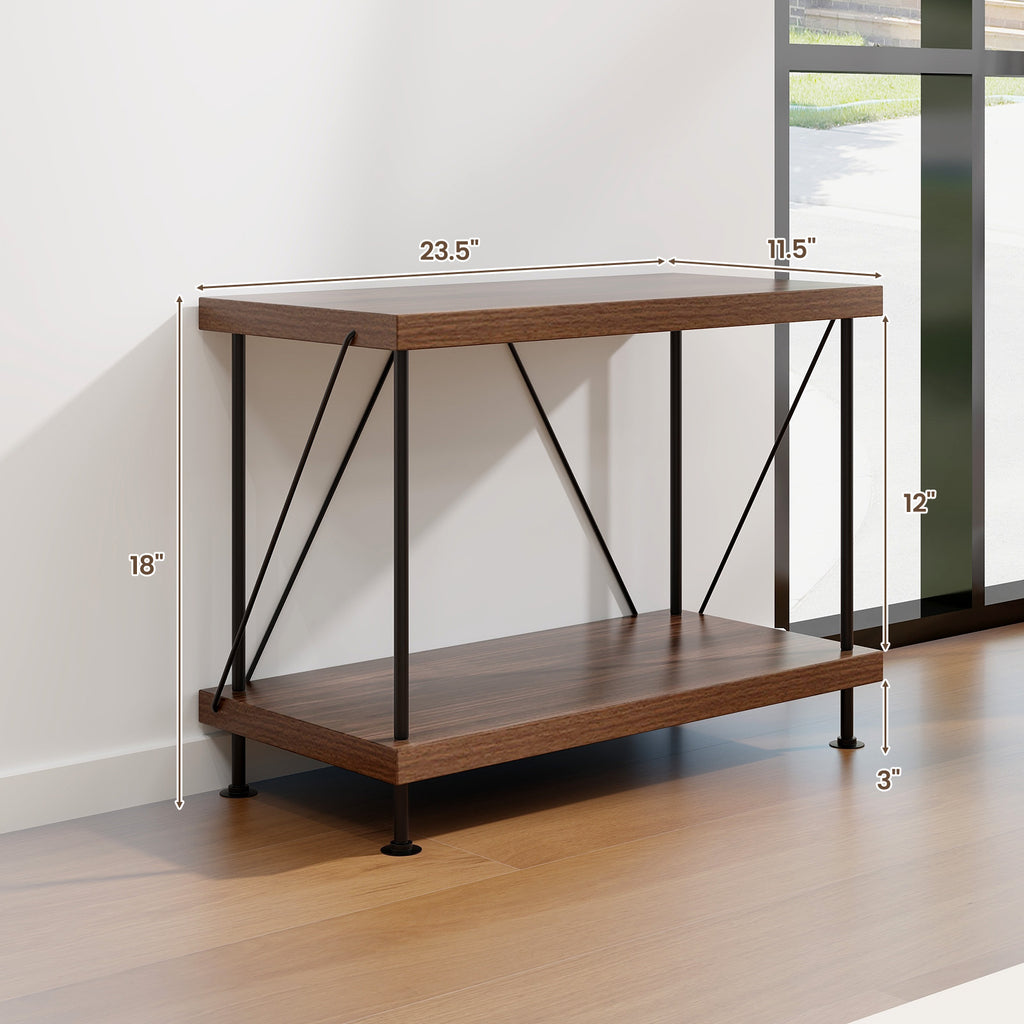 2/3/4/5-Tier Multipurpose Display Rack with Metal Frame
