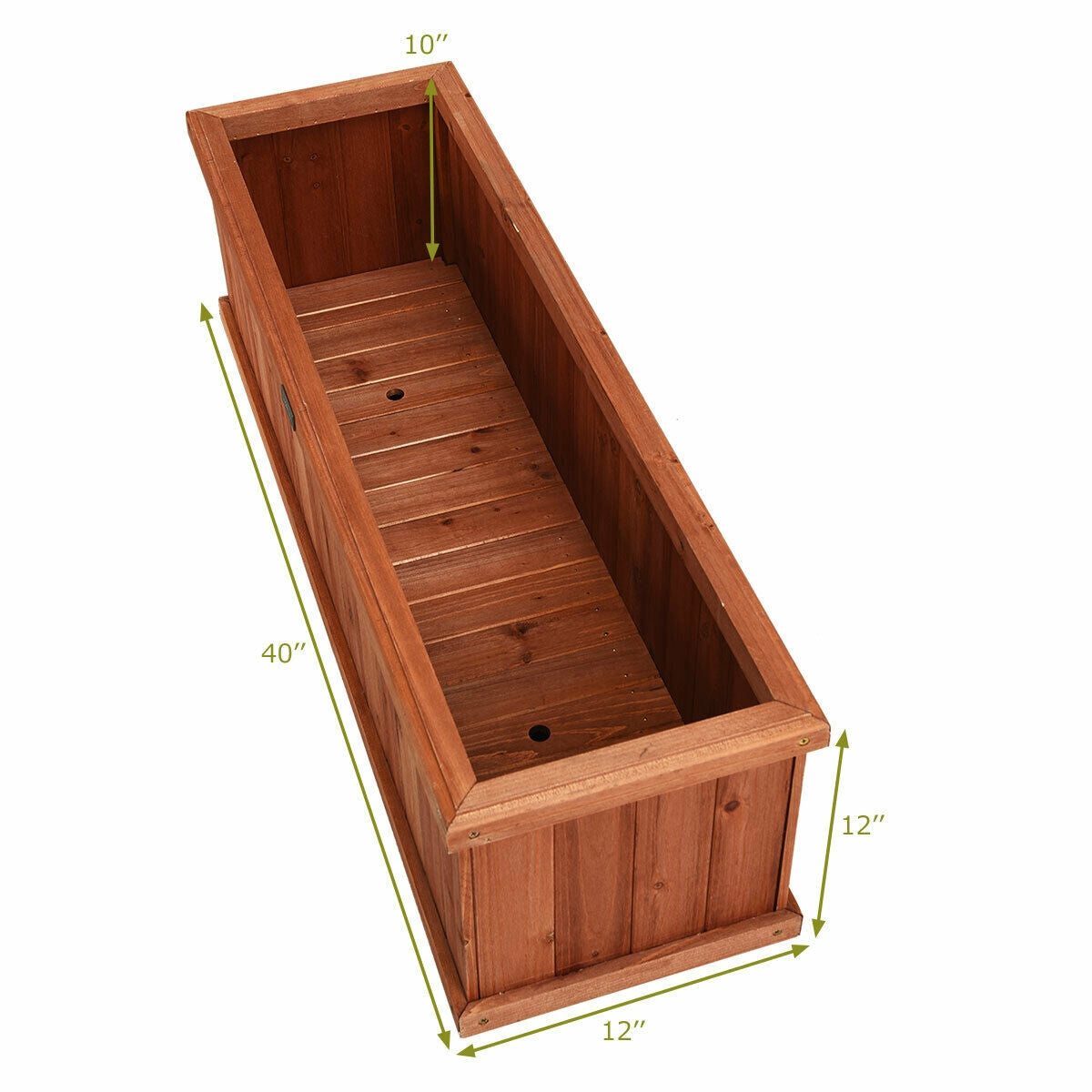 Wooden Planter Box 40 inches - Fir Garden Planter