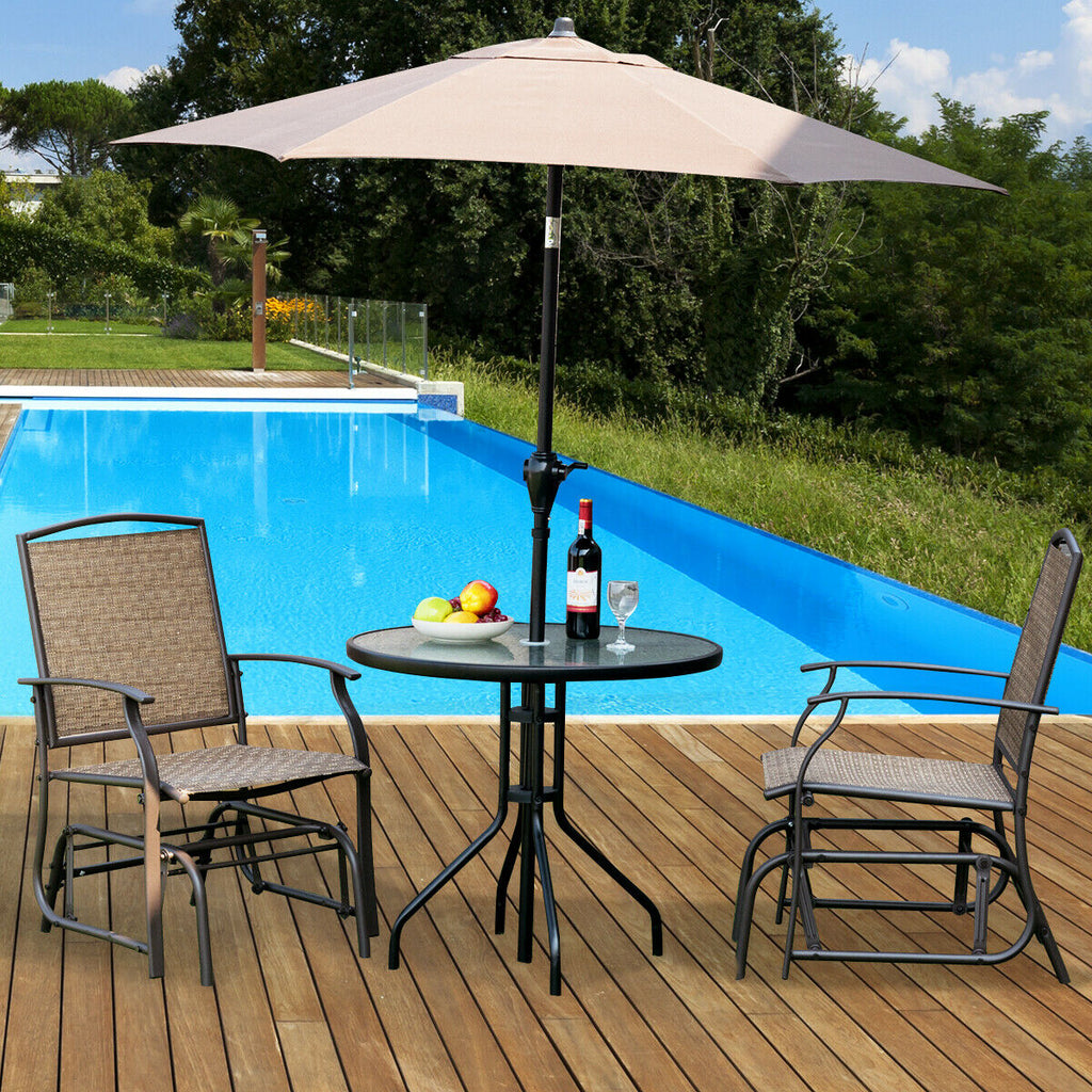 Patio Rocking Chair Glider - Outdoor Seating Style 1