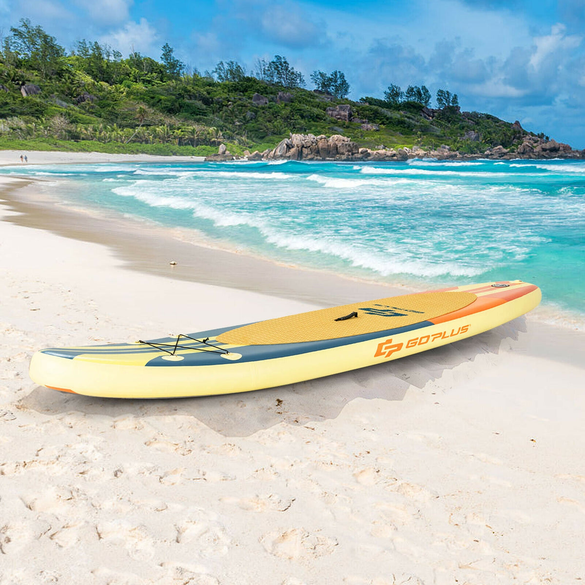 Lightweight Inflatable Stand Up Paddle Board with Bag Aluminum Paddle and Pump - M Size
